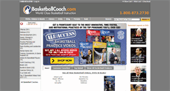 Desktop Screenshot of basketballcoach.com
